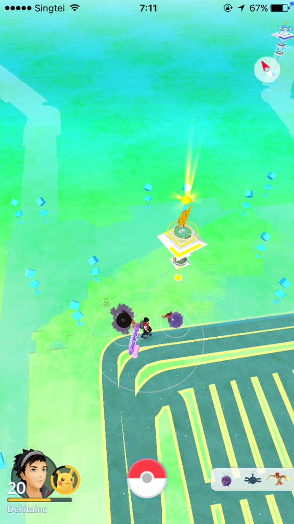 チャンギ国際空港のポケストップ