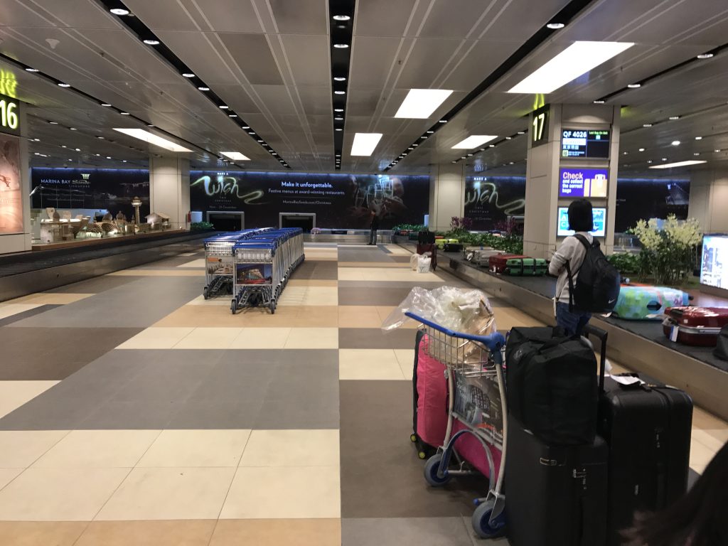 預けた荷物を受け取れる場所