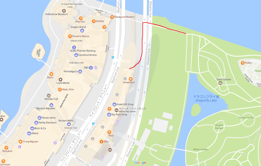 上から見るとこんな感じ