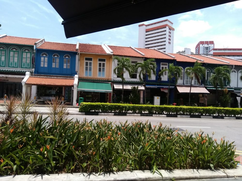 シティーギャラリー周辺にあるオシャレなシンガポールの街並み