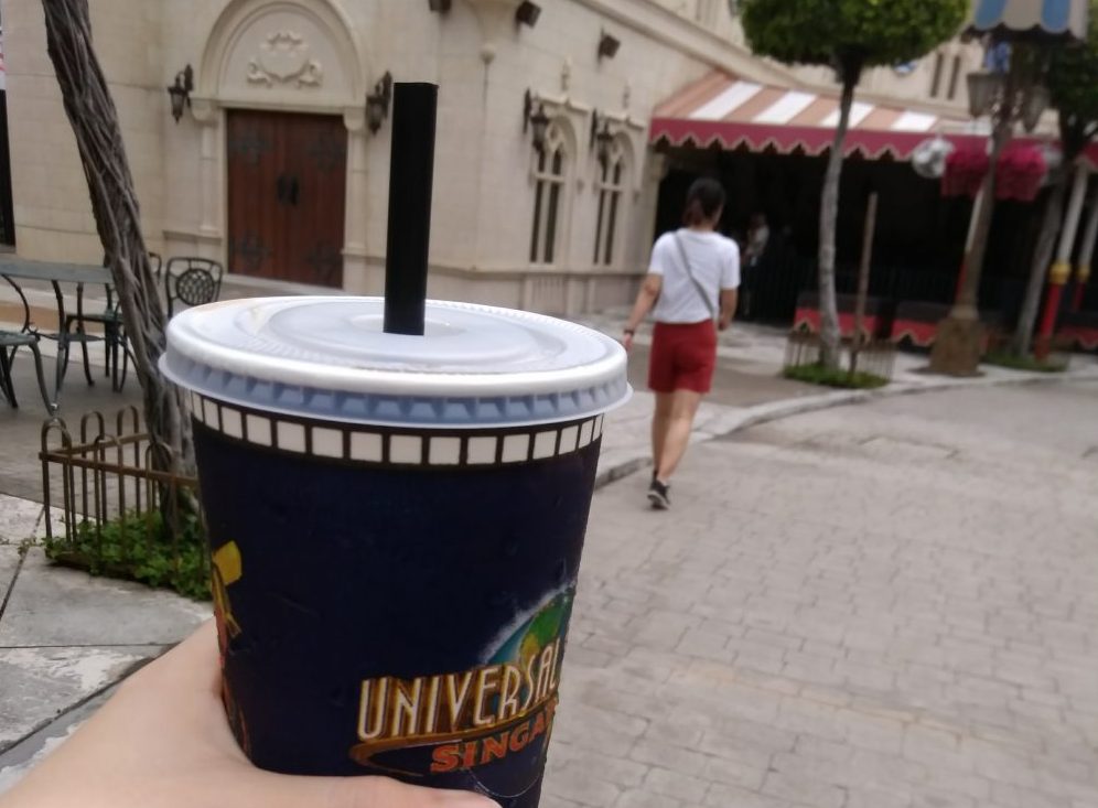 ユニバーサルスタジオシンガポールの中は空いていた